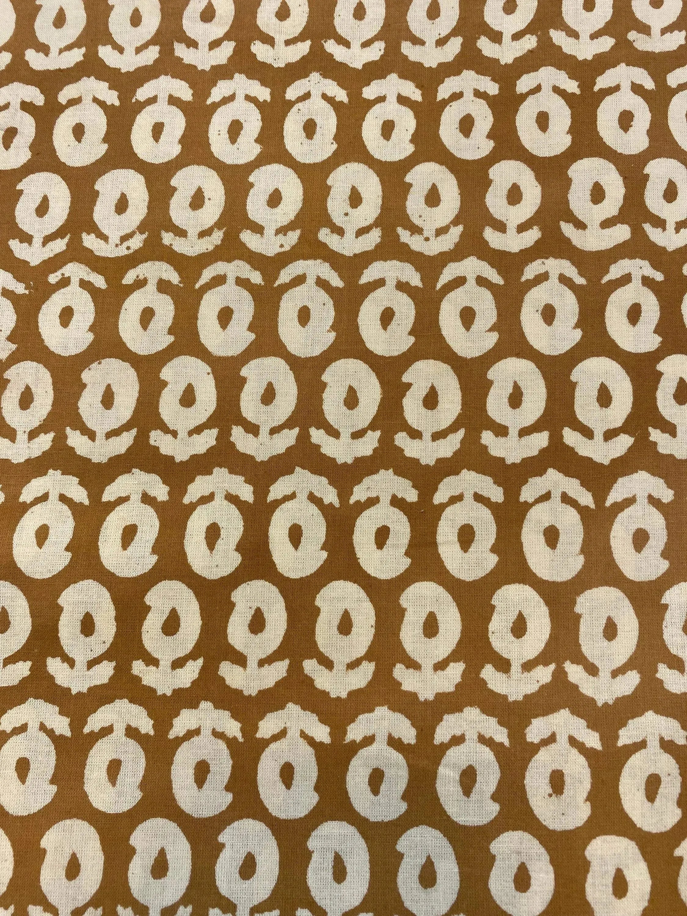Zoya Hand Block Print Cotton Fabric Cotton Fabric
