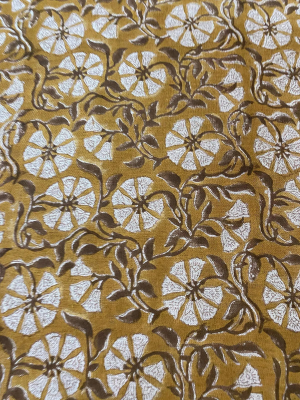 Tilda Hand Block Linen Fabric