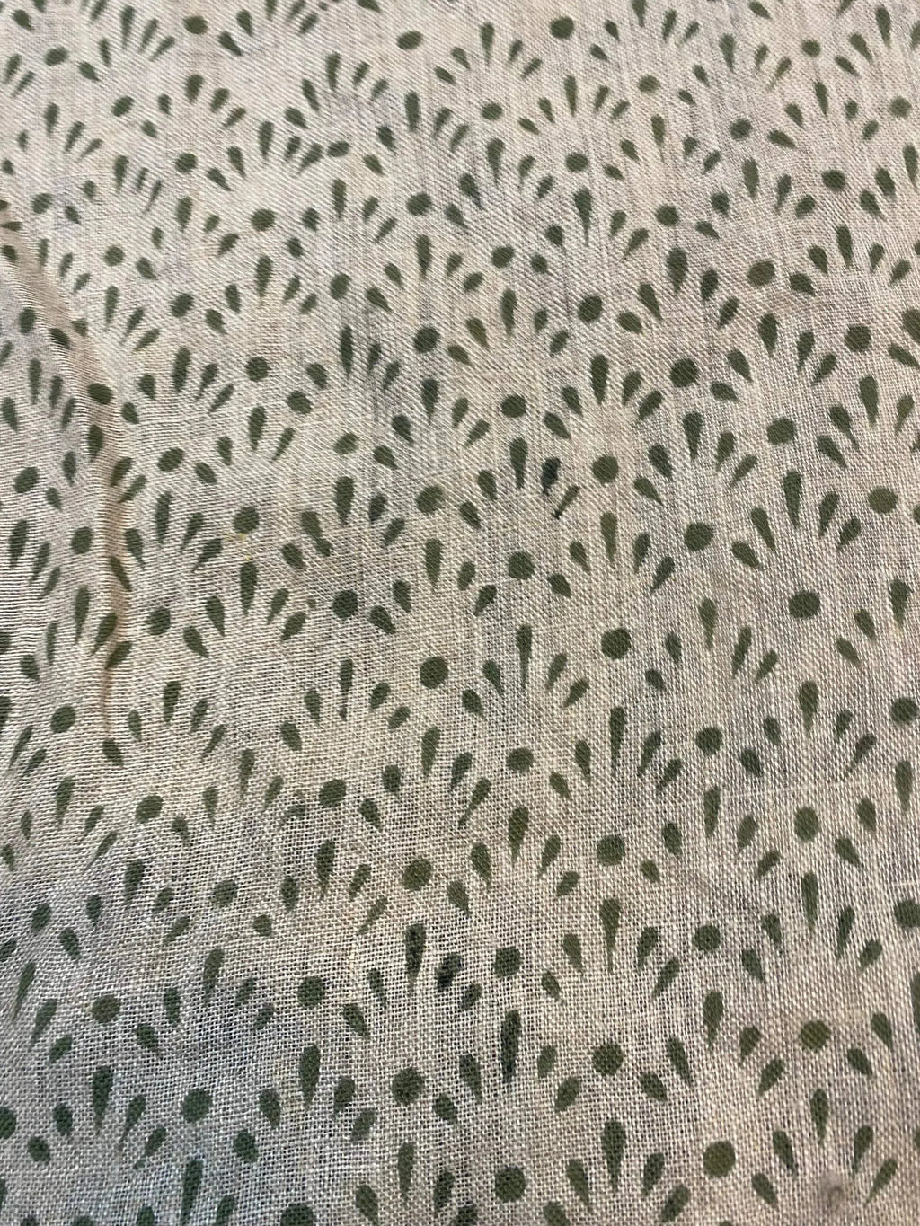 Arlowe Hand Block Printed Linen Upholstery Fabric Linen Fabric