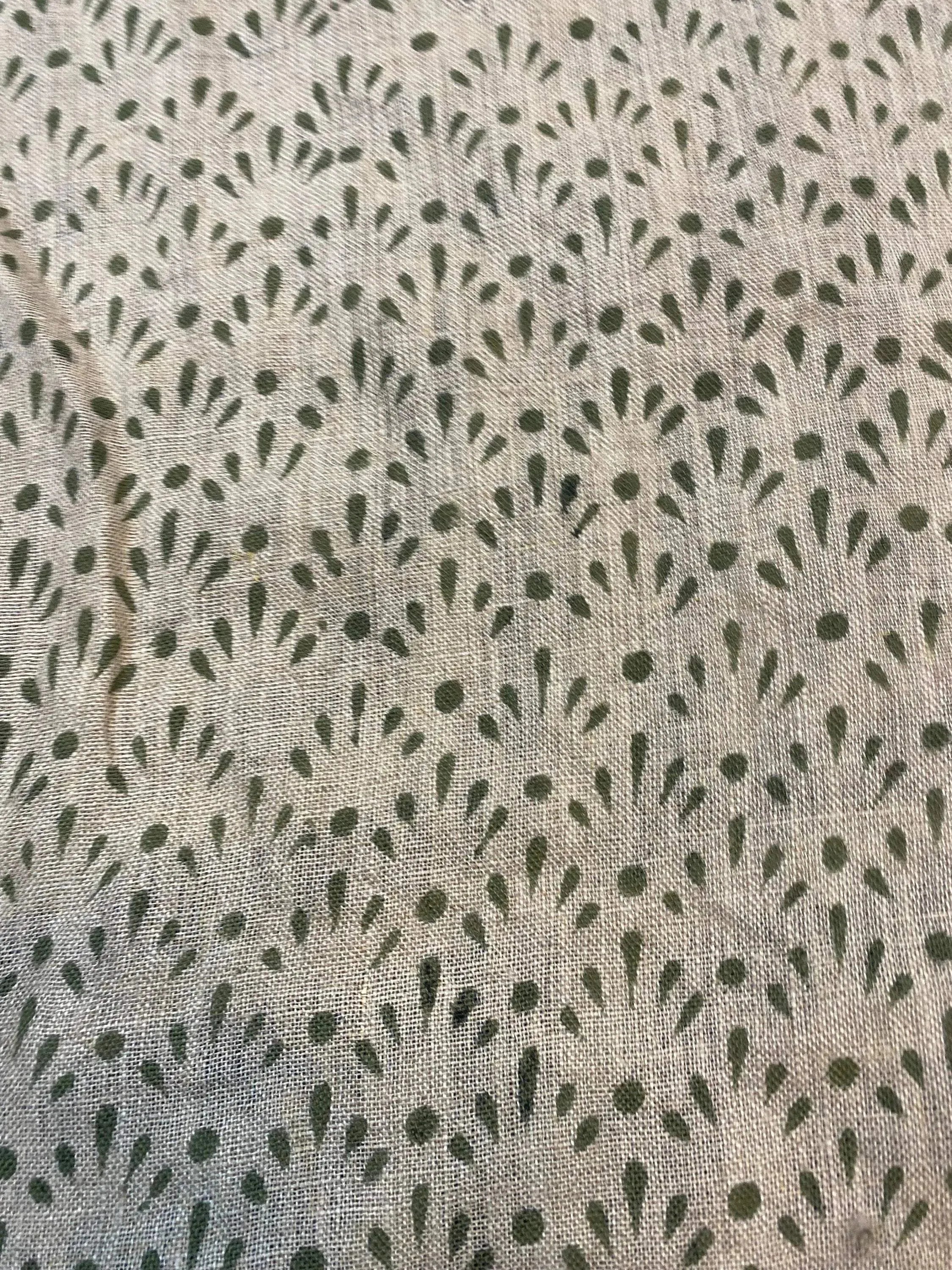 Arlowe Hand Block Printed Linen Upholstery Fabric Linen Fabric