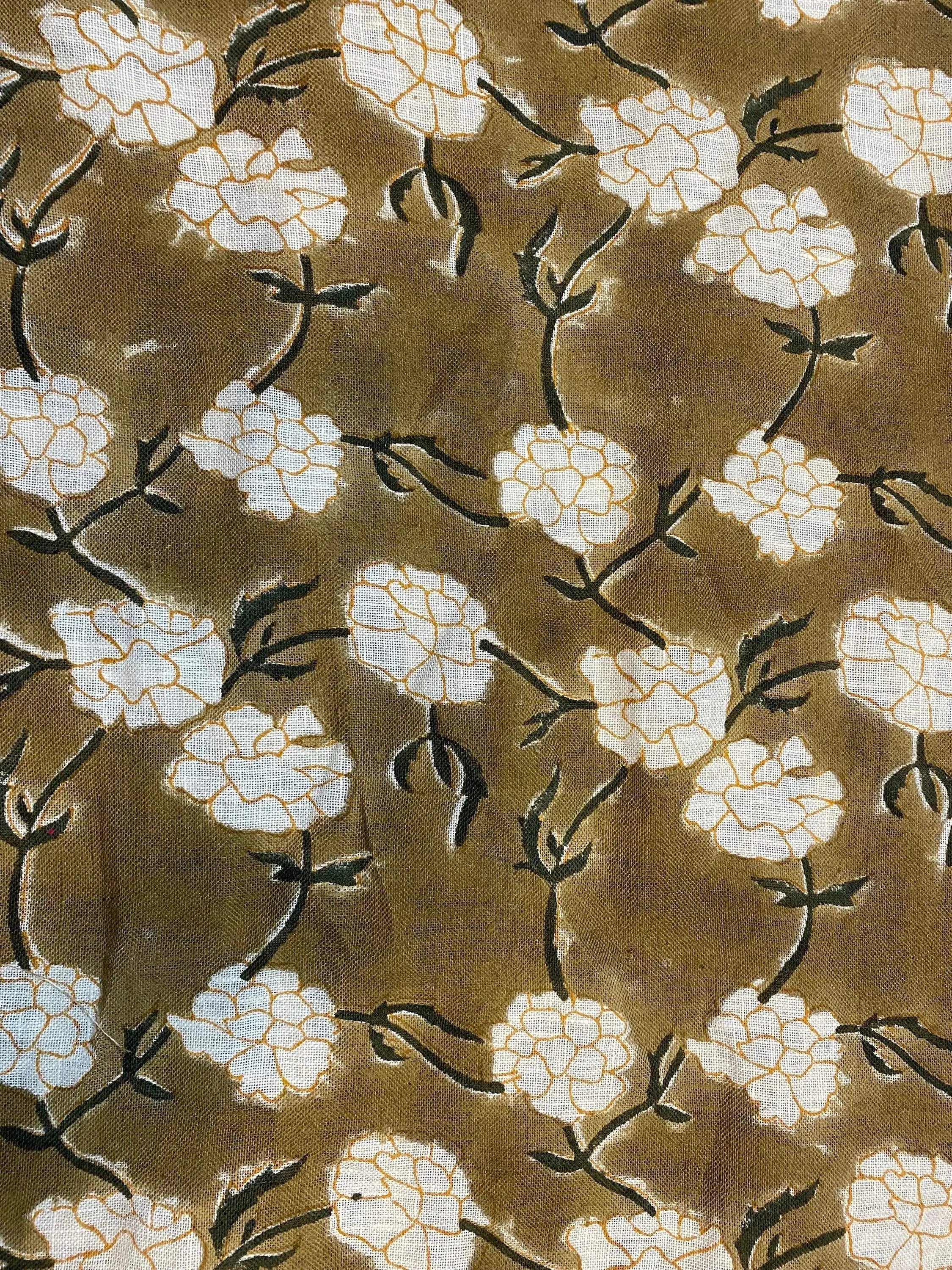 Joselyn Indian Hand Block Print Linen Fabric Linen Fabric