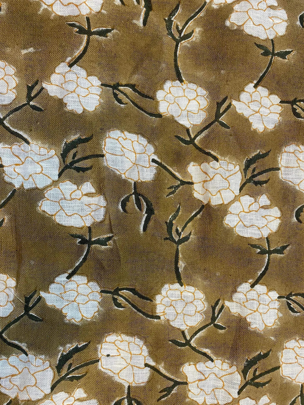 Joselyn Indian Hand Block Print Linen Fabric Linen Fabric