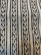 Gwen Hand Block Printed Upholstery Linen Fabric Linen Fabric