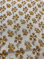 Amaris Hand Block Printed Linen Linen Fabric
