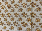Amaris Hand Block Printed Linen Linen Fabric
