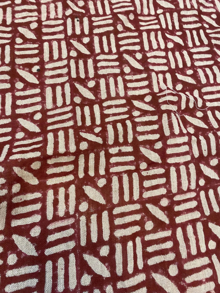 58" inches Indian Hand Block Print Fabric, Indian Linen Fabric, Block Print Fabric, Designer Floral Printing Fabric, Upholstery fabric, - Maple Village Lane