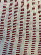 Vesper Indian Block Print Linen Fabric by the Yard Linen Fabric