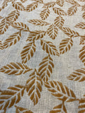 Indie Hand Block Print Linen Linen Fabric