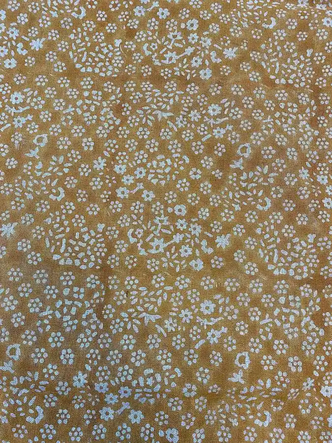 Lula Block Printed Linen Fabric Linen Fabric