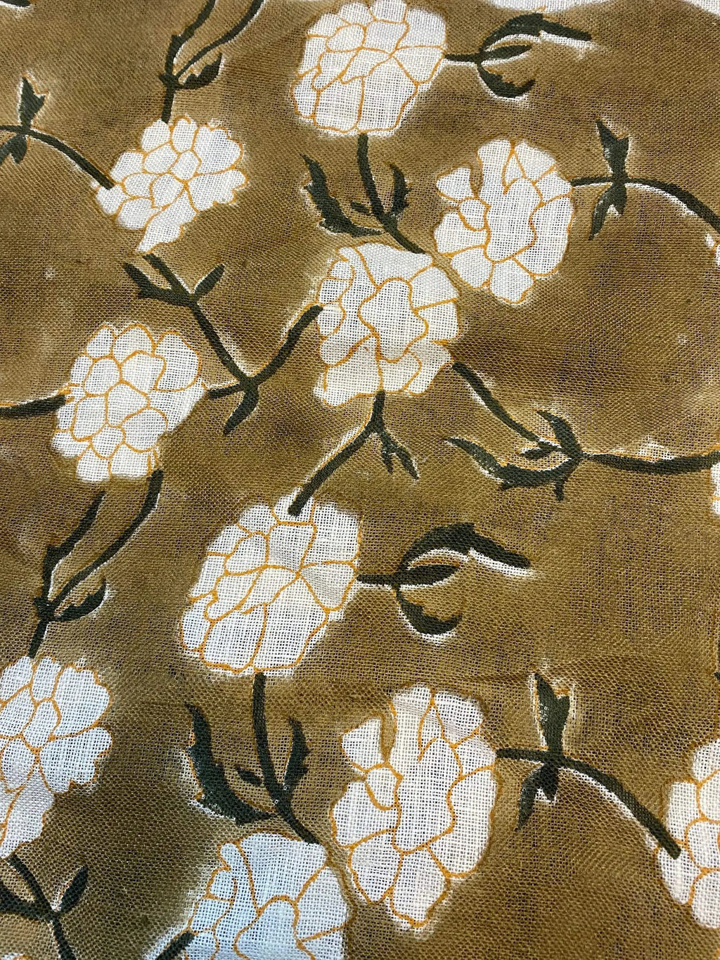 Joselyn Indian Hand Block Print Linen Fabric Linen Fabric