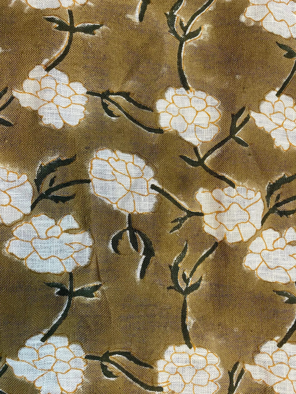 Joselyn Indian Hand Block Print Linen Fabric Linen Fabric