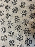 Toby Hand Block Printed Upholstery Linen Fabric Linen Fabric
