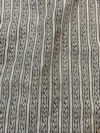 Gwen Hand Block Printed Upholstery Linen Fabric Linen Fabric