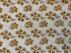 Amaris Hand Block Printed Linen Linen Fabric
