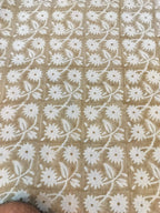 Hayley Hand Block Printed Linen Linen Fabric
