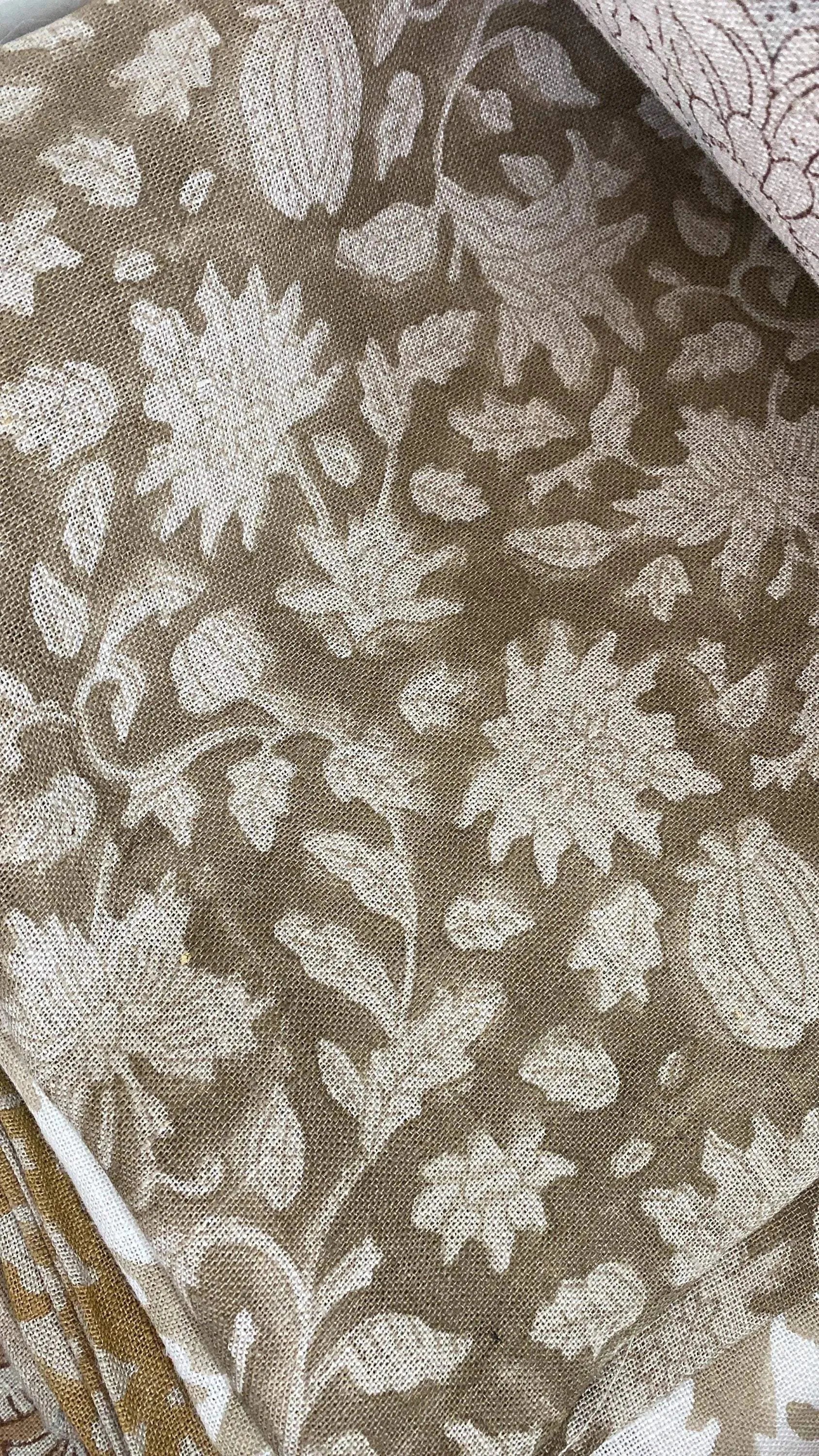 Michael Hand Block Printed Linen Fabric Linen Fabric