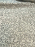 Fiora Block Printed Linen Fabric Linen Fabric