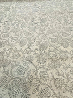 Fiora Block Printed Linen Fabric Linen Fabric