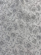 Rosa Block Print Linen Linen Fabric