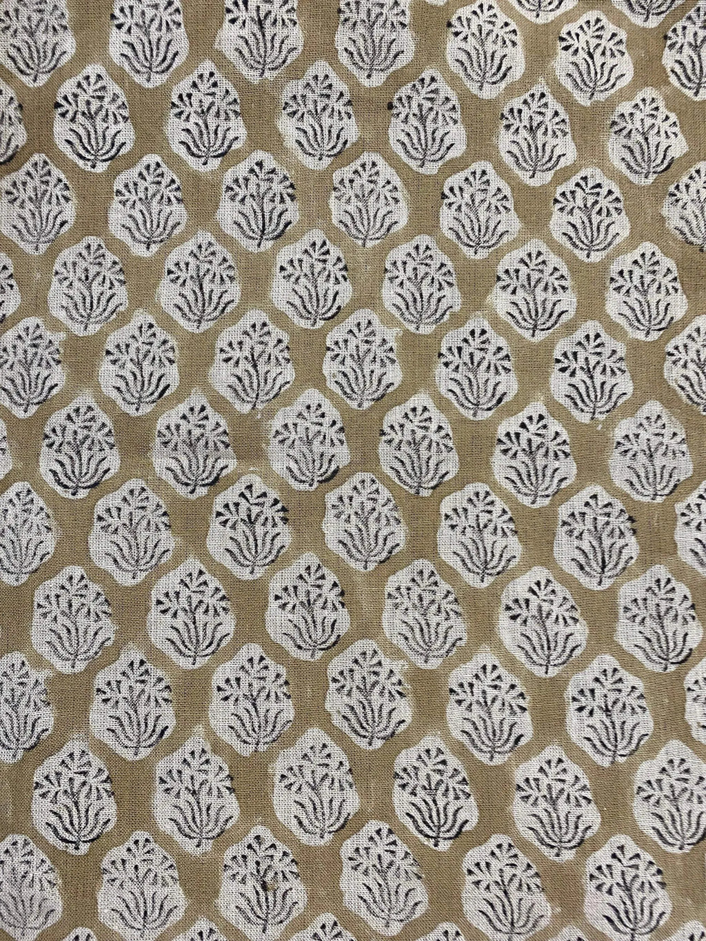 Aster Hand Block Linen Fabric Linen Fabric