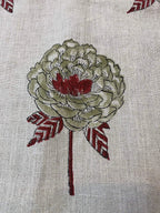 Ines Block Printed Linen Fabric Linen Fabric