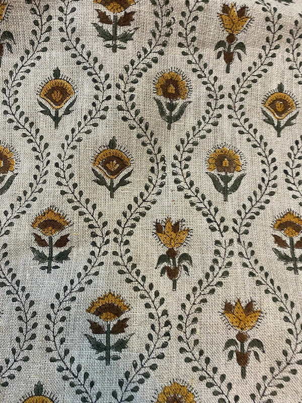 Esme Block Printed Linen