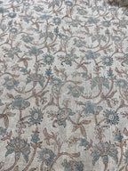 Cora Hand Block Printed Linen Linen Fabric