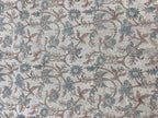 Cora Hand Block Printed Linen Linen Fabric
