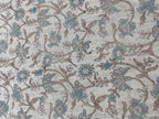 Cora Hand Block Printed Linen Linen Fabric