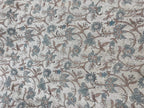Cora Hand Block Printed Linen Linen Fabric