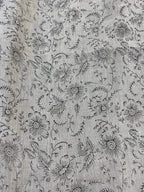 Rosa Block Print Linen Linen Fabric