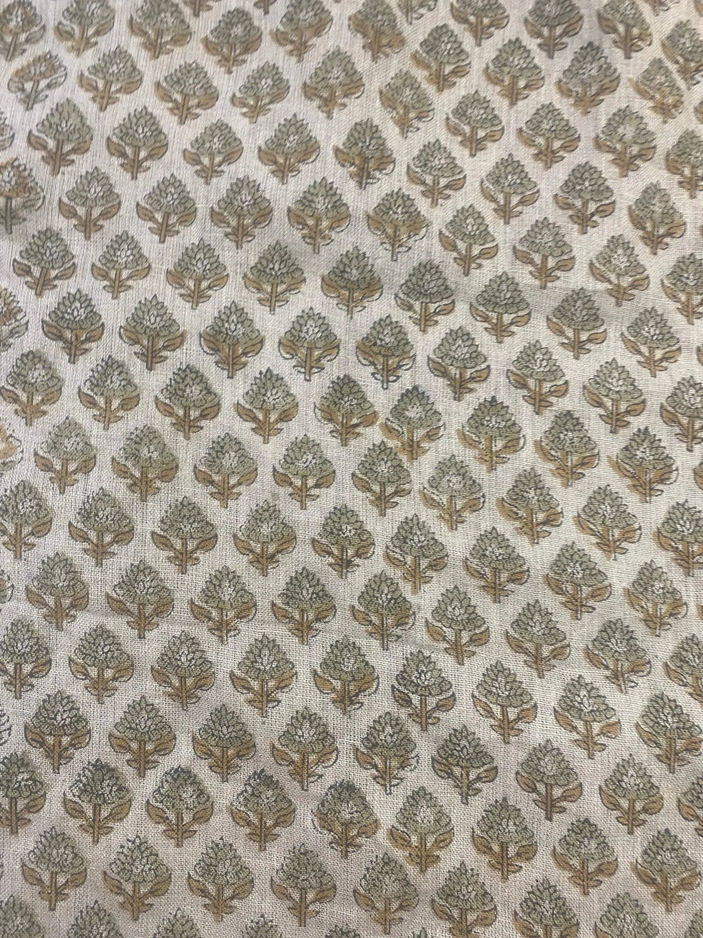 Orla Hand Block Linen Fabric Linen Fabric