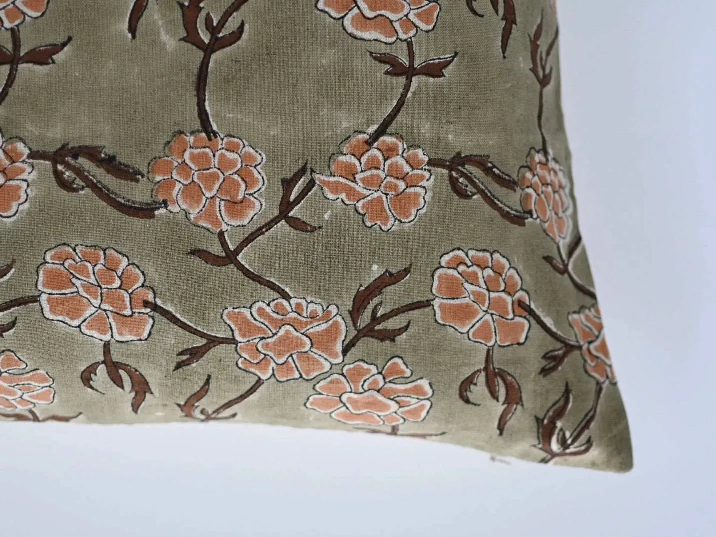 Hazel Botanical Print Sage Pillow Cover Pillow Covers