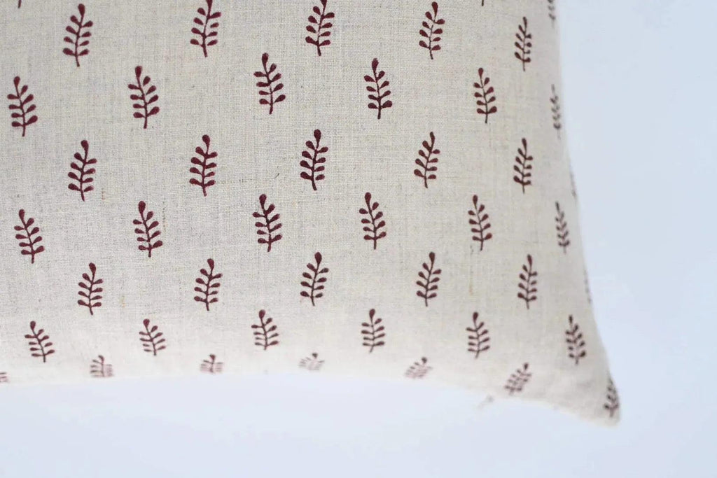 Audrey Ditsy Prints Oat Pillow Cover Pillow Covers