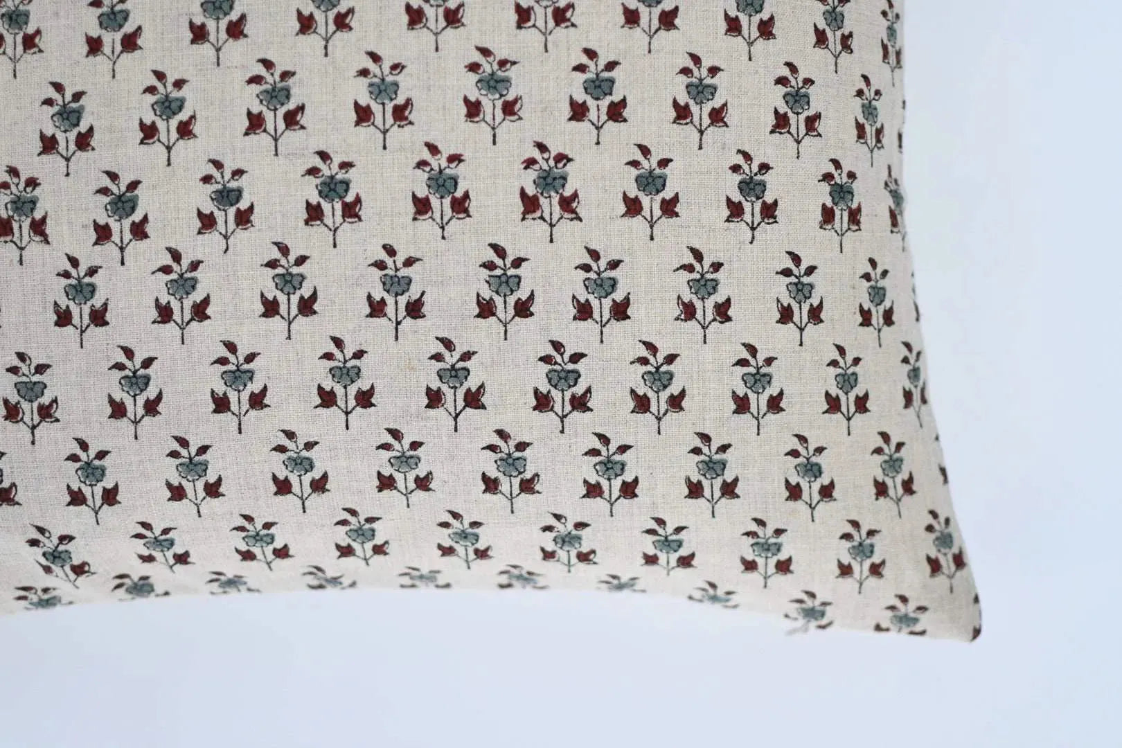 Clara Block Print Pillow Cover - Maple Village Lane