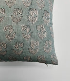 Felicity Ditsy Prints Washed Aqua Pillow Cover Pillow Covers