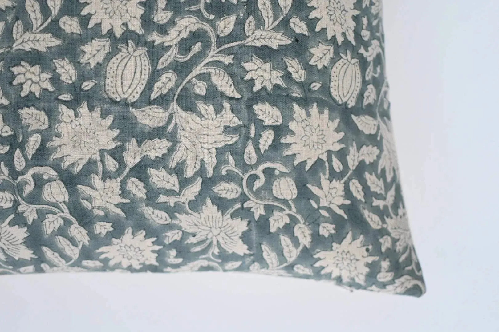 Michael Botanical Print Dusty Blue Pillow Cover Pillow Covers