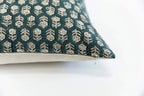 Jade Ditsy Prints Deep Teal Pillow Cover Pillow Covers