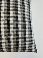 Magnus Check Ash Grey Pillow Cover Pillow Covers