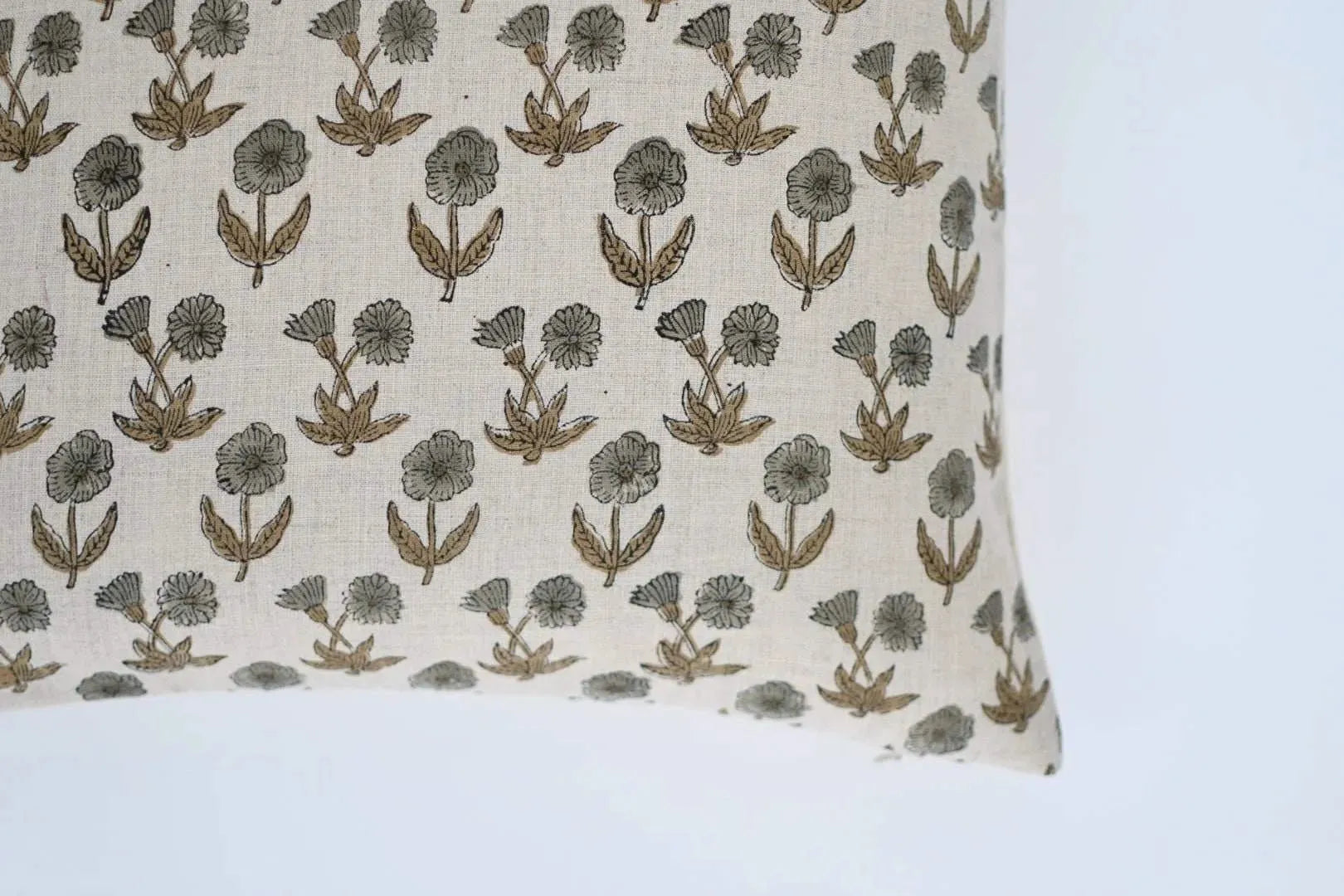 Lillian Block Print Pillow Cover - Maple Village Lane