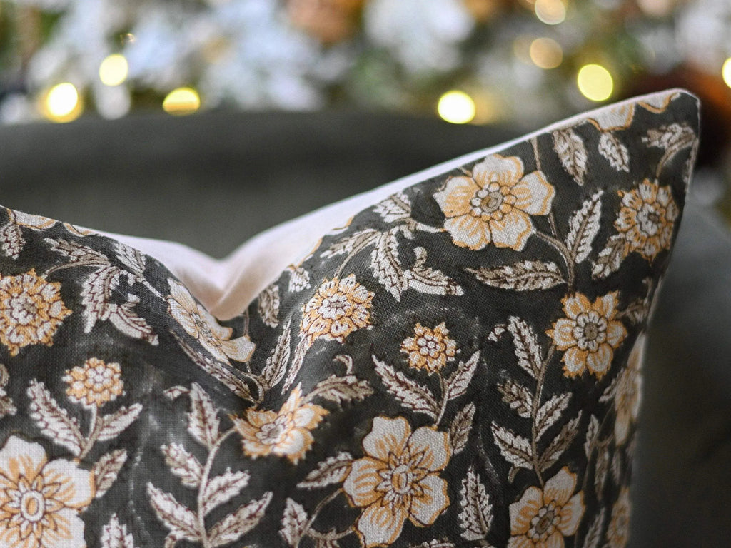 Morris Botanical Print Dark Forest Pillow Cover Pillow Covers