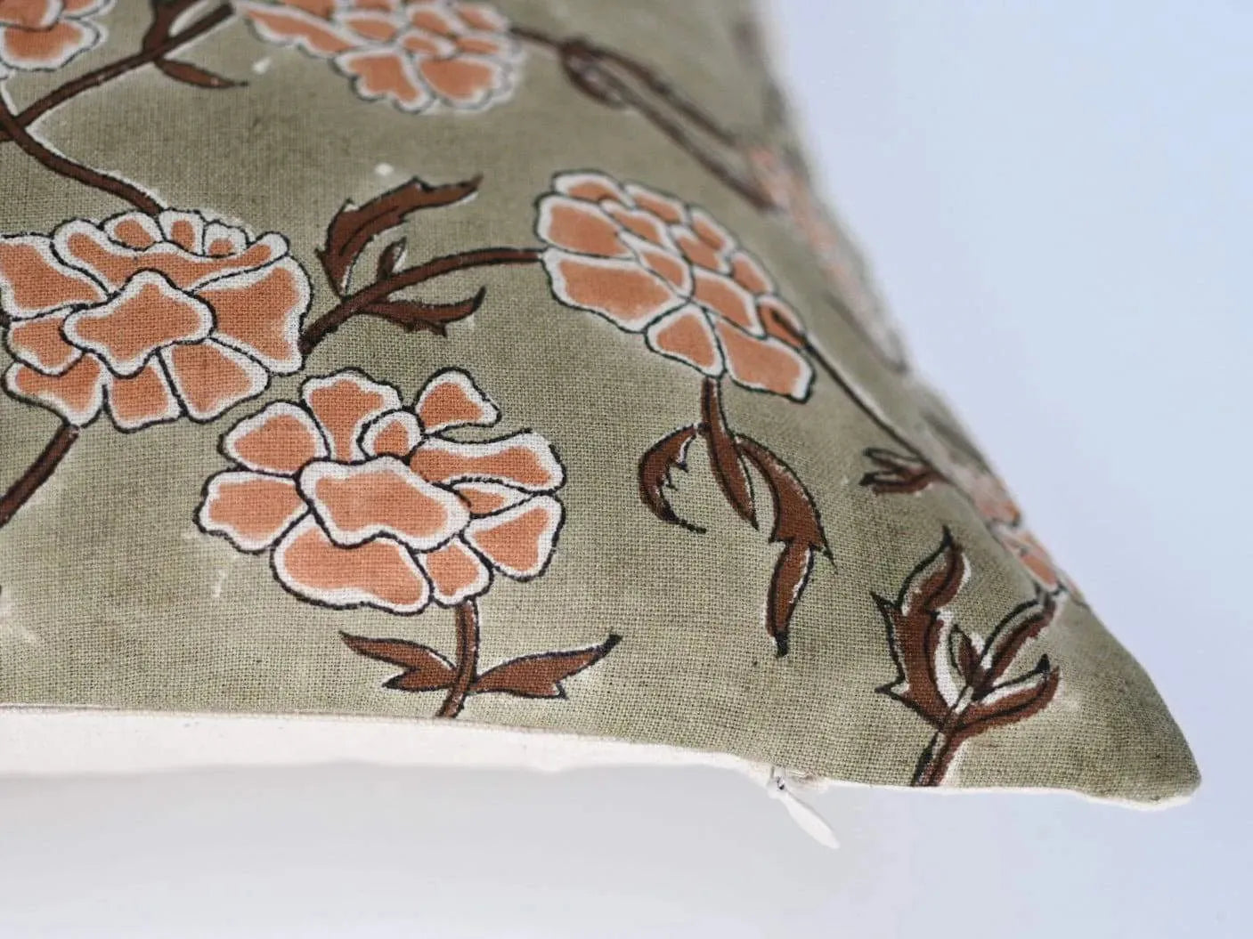 Hazel Botanical Print Sage Pillow Cover Pillow Covers