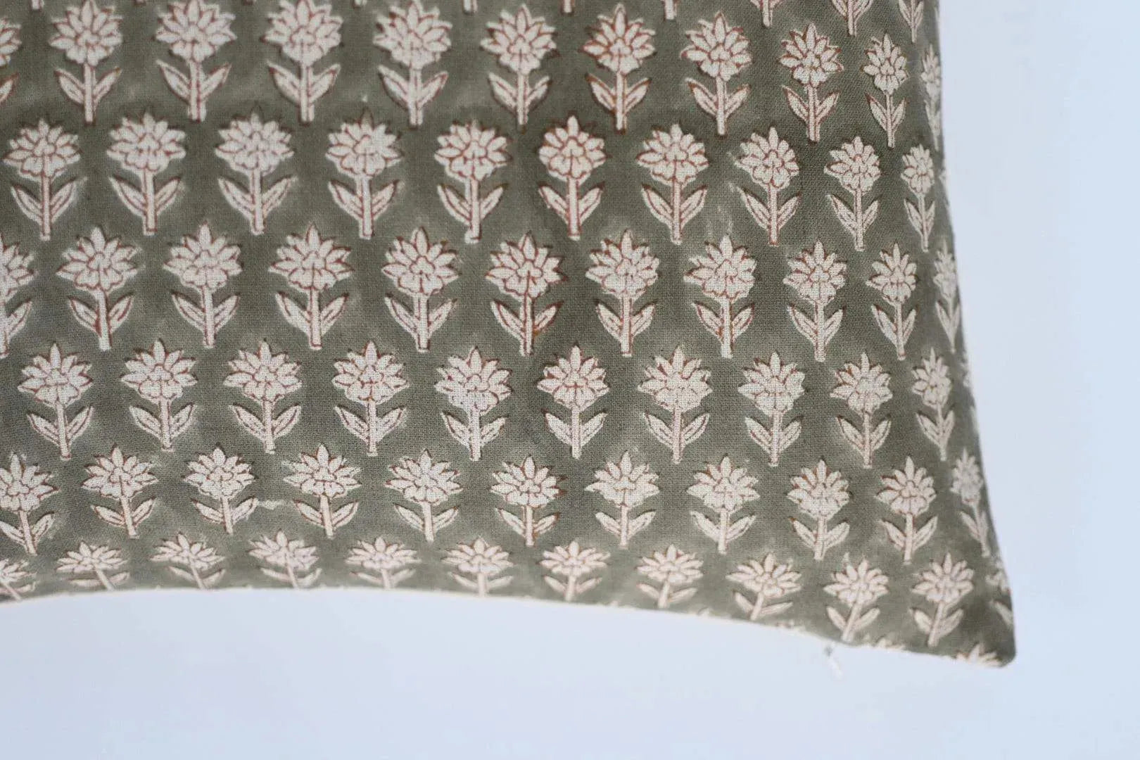 Sophia Ditsy Prints Sage Pillow Cover Pillow Covers