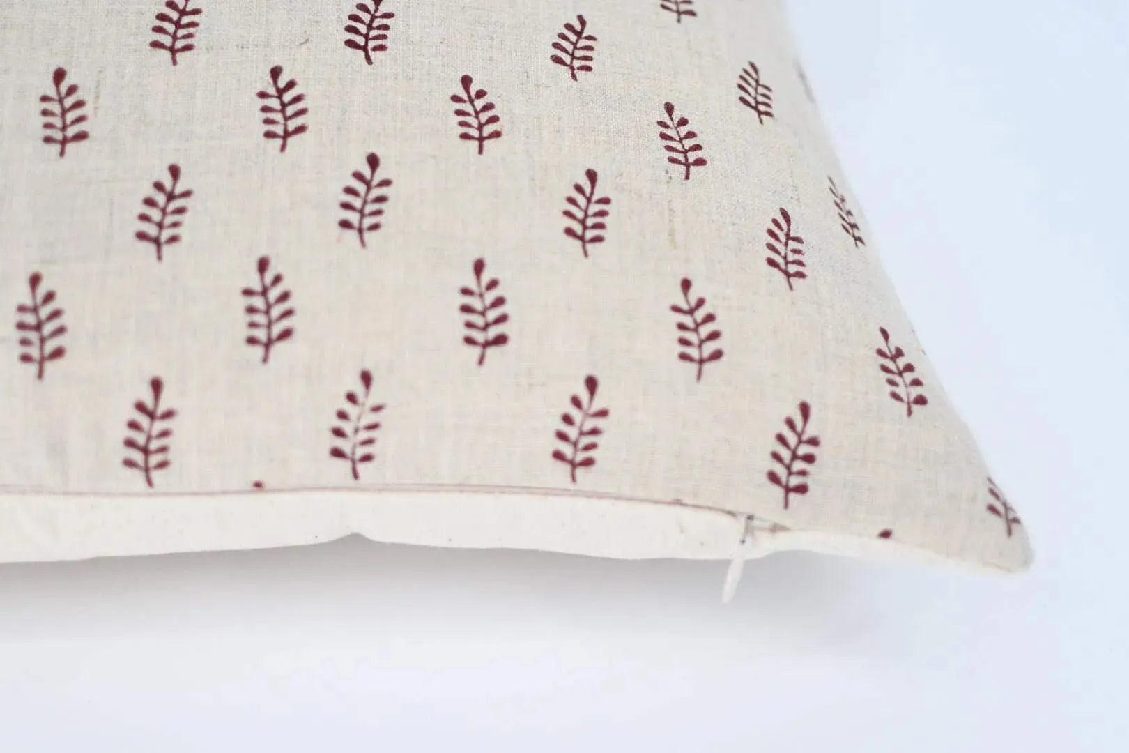 Audrey Ditsy Prints Oat Pillow Cover Pillow Covers