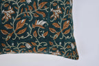 Sadie Botanical Print Deep Teal Pillow Cover Pillow Covers