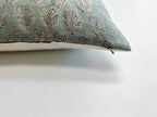 Felicity Ditsy Prints Washed Aqua Pillow Cover Pillow Covers