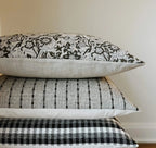 Magnus Check Ash Grey Pillow Cover Pillow Covers