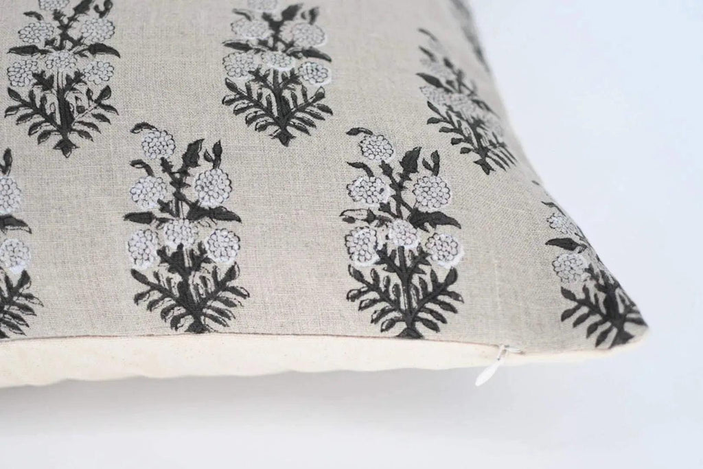 Joseph Ditsy Prints Natural Linen Pillow Cover Pillow Covers