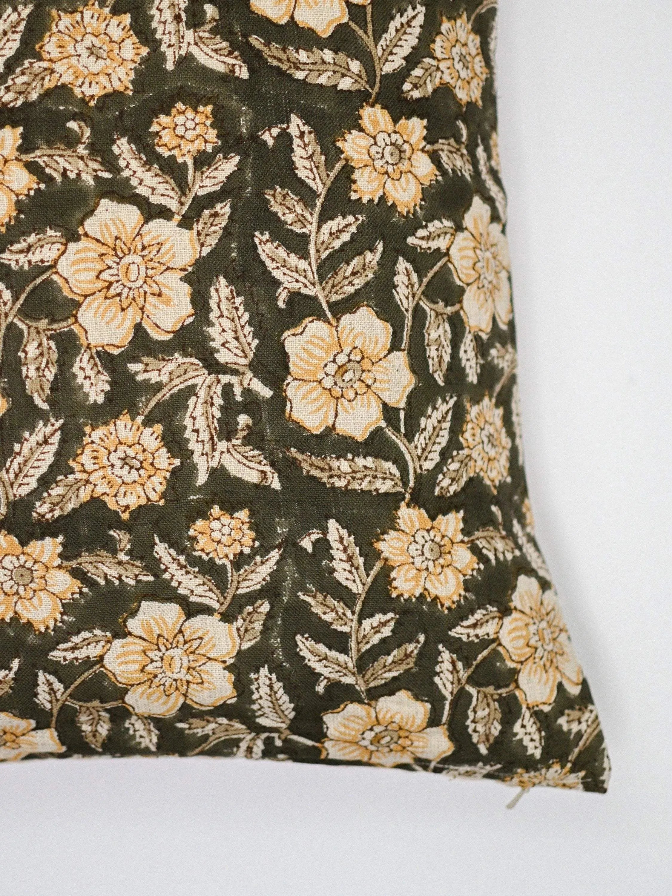 Morris Botanical Print Dark Forest Pillow Cover Pillow Covers