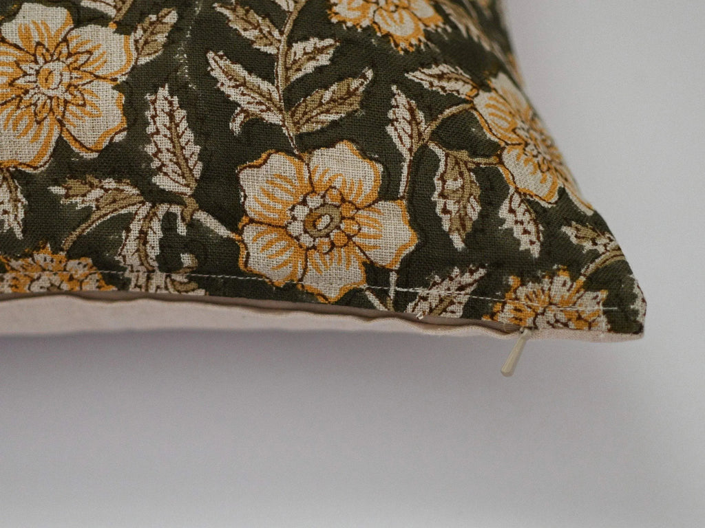 Morris Botanical Print Dark Forest Pillow Cover Pillow Covers